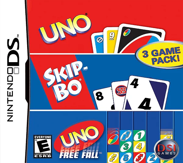 UNO - Skip-Bo - UNO: Free Fall box art