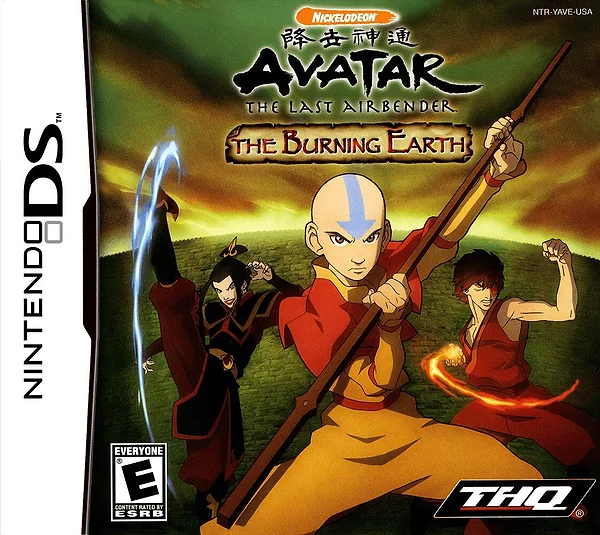 Avatar: The Last Airbender - The Burning Earth box art