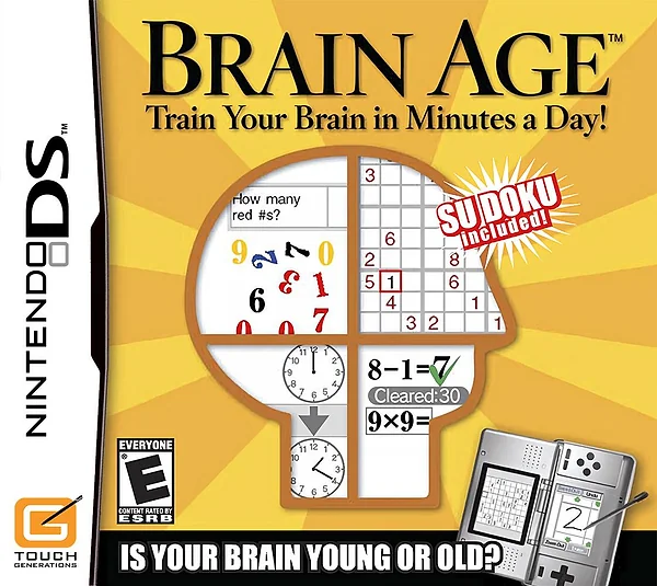 Brain Age Box Art