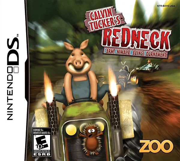 Calvin Tucker's Redneck Farm Animal Racing Tournament Box Art