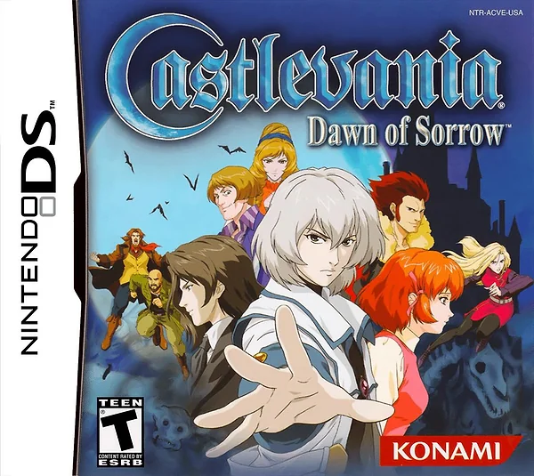 Castlevania: Dawn of Sorrow Box Art