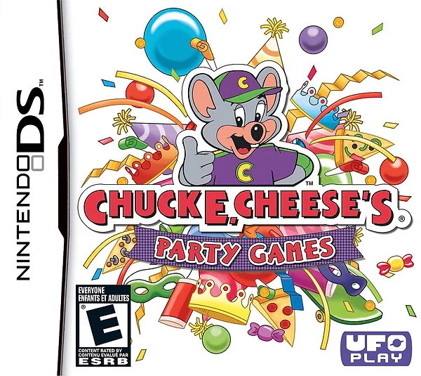 Chuck E. Cheese's Party Games box art