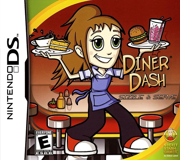 Diner Dash: Sizzle & Serve box art