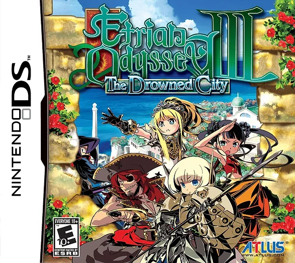 Etrian Odyssey III: The Drowned City box art
