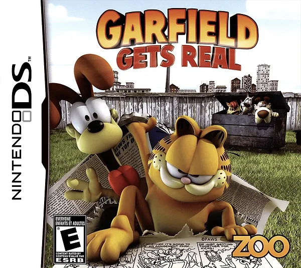 Garfield Gets Real box art