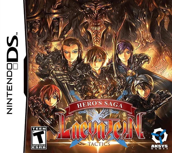 Hero's Saga: Laevatein Tactics Box Art