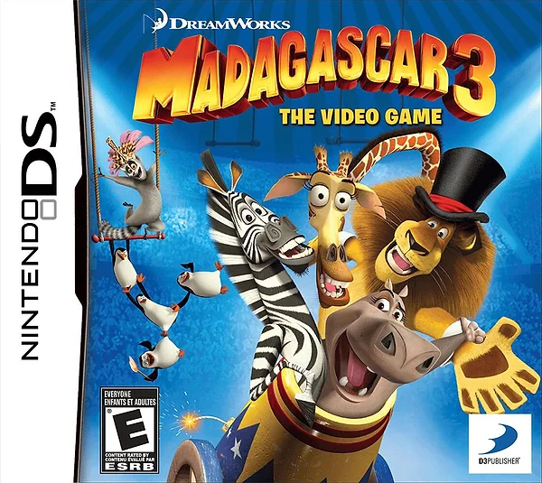 Madagascar 3 box art