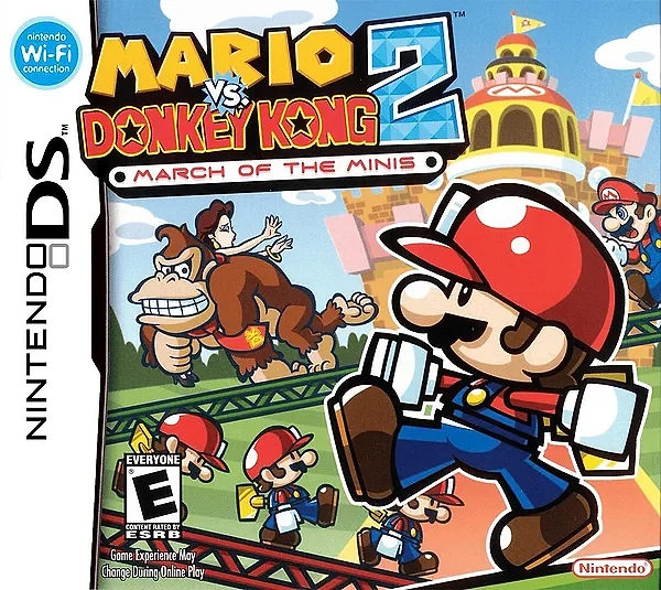 Mario vs. Donkey Kong 2: March of the Minis box art