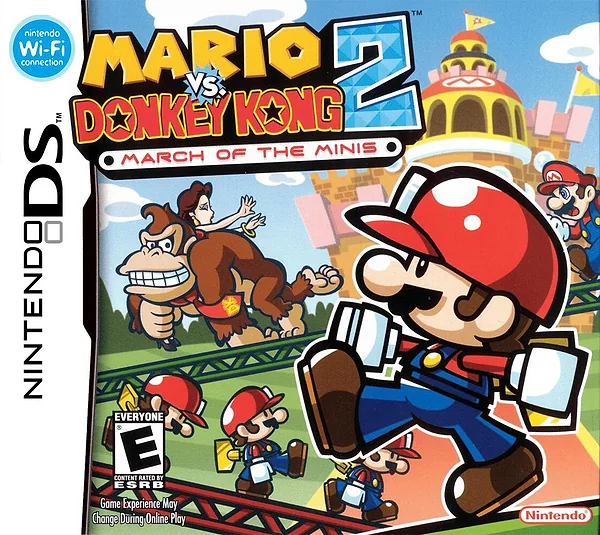 Mario vs. Donkey Kong 2: March of the Minis box art