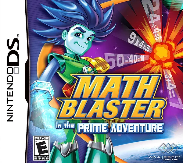 Math Blaster in the Prime Adventure Box Art