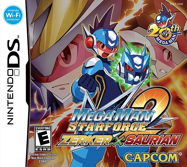 MegaMan StarForce 2: Zerker X Saurian box art