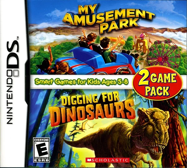 My Amusement Park & Digging for Dinosaurs Box Art