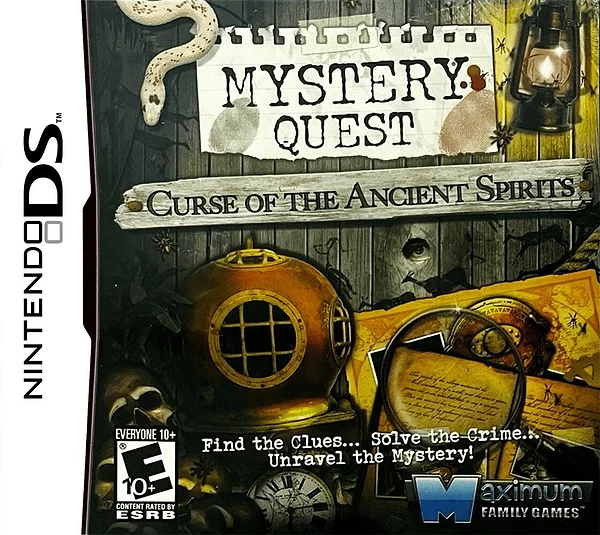 Mystery Quest: Curse of the Ancient Spirits Box Art