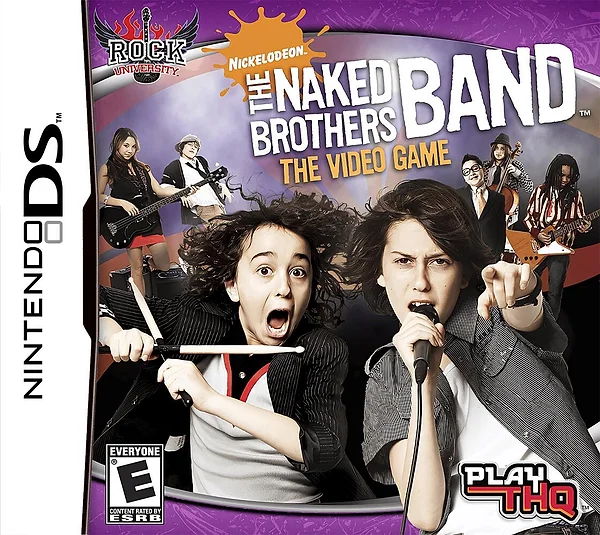 Naked Brothers Band: The Video Game Box Art