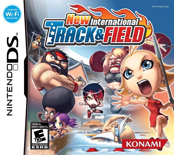 New International Track & Field Box Art
