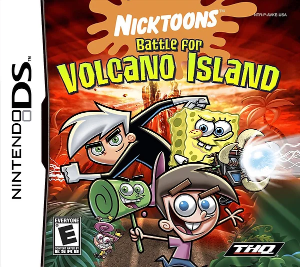 Nicktoons: Battle for Volcano Island Box Art