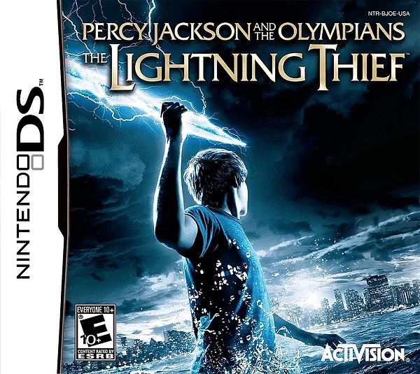 Percy Jackson and the Olympians: The Lightning Thief Box Art