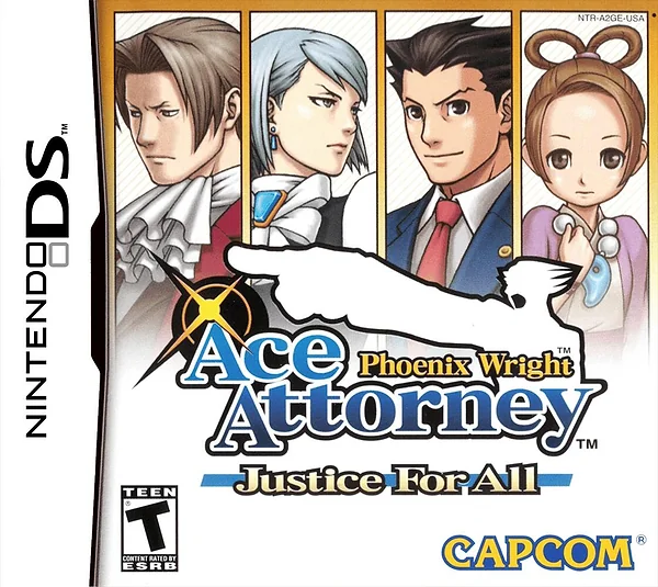 Phoenix Wright: Ace Attorney - Justice for All box art