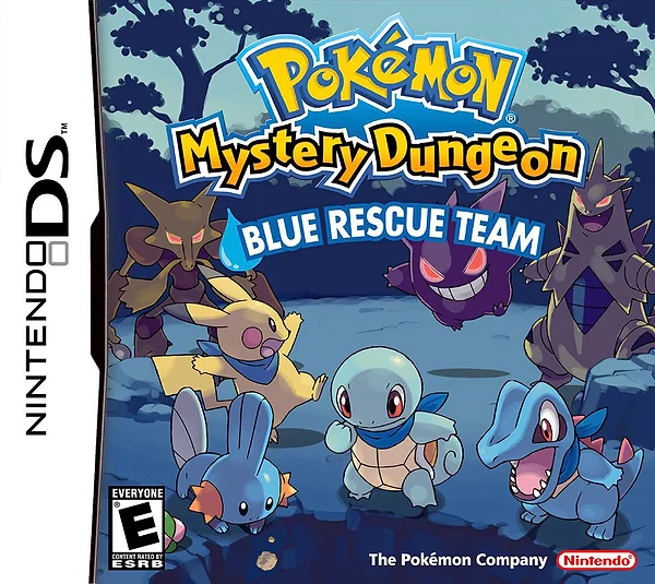 Pokemon Mystery Dungeon: Blue Rescue Team Box Art
