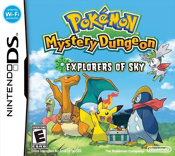 Pokemon Mystery Dungeon: Explorers of Sky box art