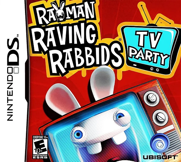 Rayman Raving Rabbids: TV Party box art