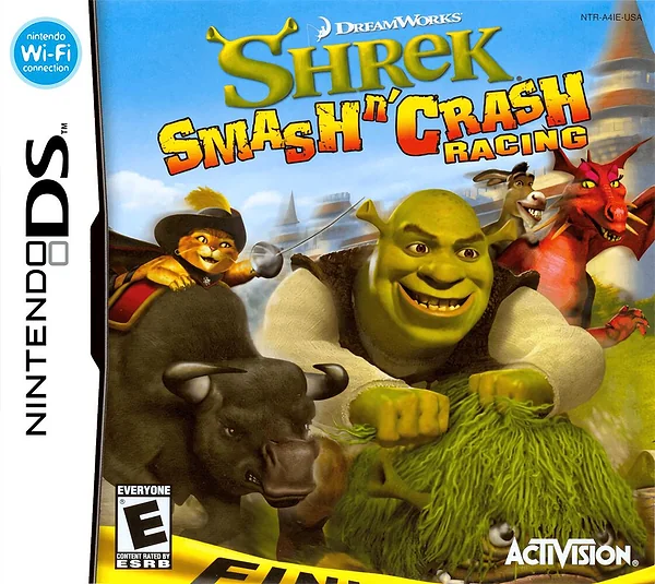Shrek: Smash n' Crash Racing Box Art