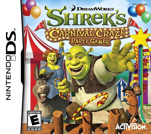 Shrek's Carnival Craze box art