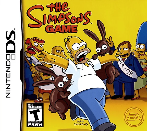Simpsons Game Box Art