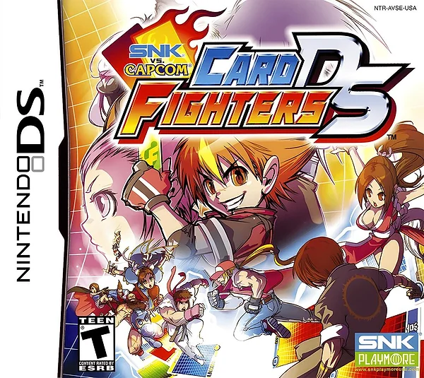 SNK vs. Capcom: Card Fighters DS Box Art