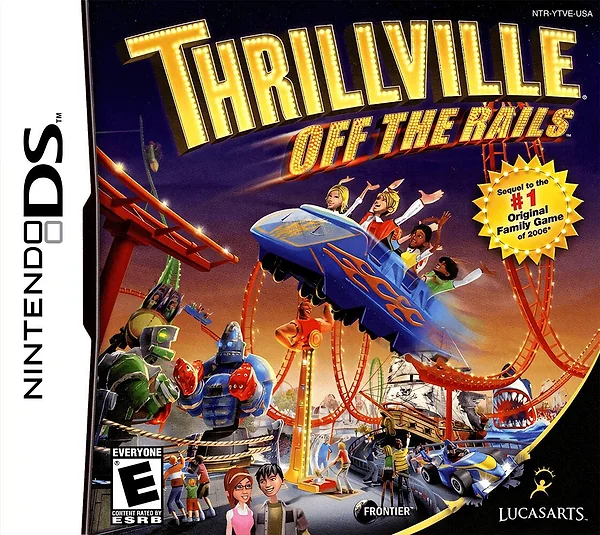 Thrillville: Off the Rails Box Art