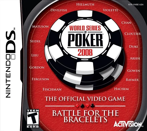 World Series of Poker 2008: Battle for the Bracelets Box Art