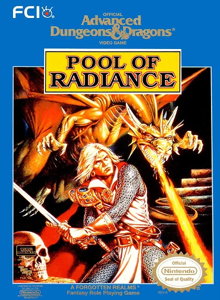 Advanced Dungeons & Dragons: Pool of Radiance box art