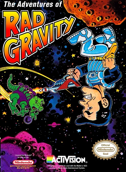 Adventures of Rad Gravity box art
