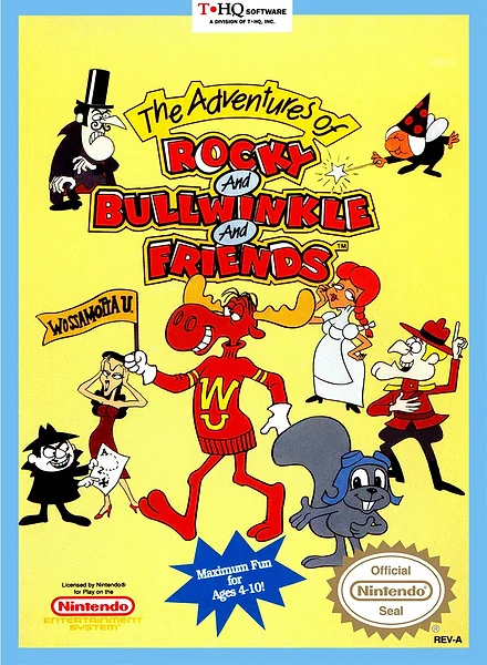 Adventures of Rocky and Bullwinkle and Friends box art