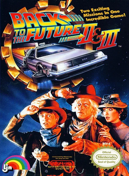 Back to the Future Part II & III box art
