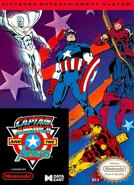 Captain America and the Avengers box art