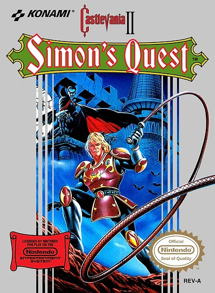 Castlevania II: Simon's Quest box art