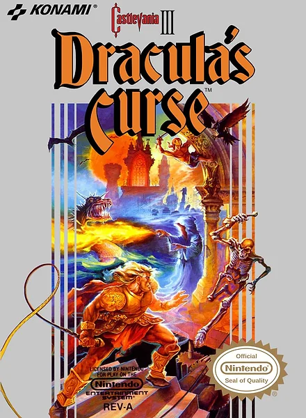 Castlevania III: Dracula's Curse box art
