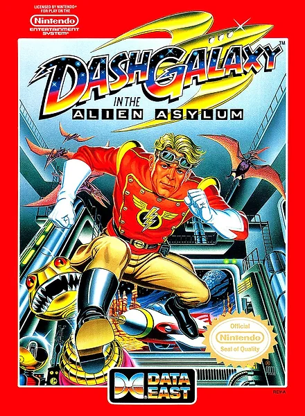 Dash Galaxy in the Alien Asylum Box Art