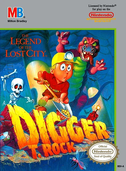 Digger T. Rock: The Legend of the Lost City box art