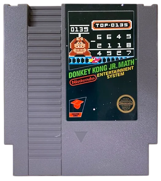 Donkey Kong Jr. Math box art