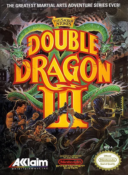 Double Dragon III: The Sacred Stone box art