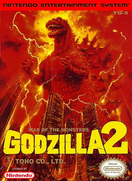 Godzilla 2: War of the Monsters box art