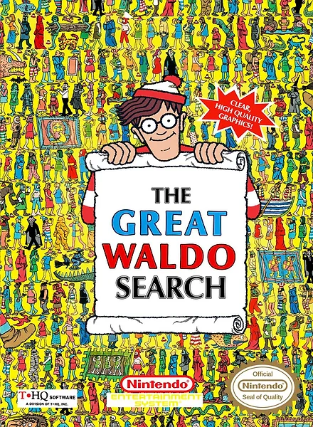 Great Waldo Search box art