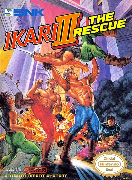 Ikari III: The Rescue box art