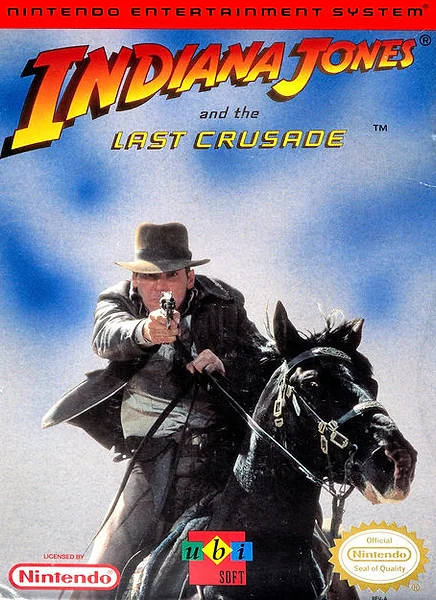 Indiana Jones and the Last Crusade box art