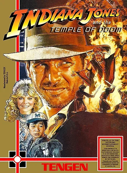 Indiana Jones and the Temple of Doom Box Art