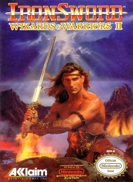 Wizards & Warriors II: Ironsword box art