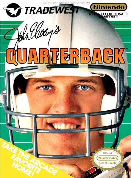 John Elway's Quarterback Box Art