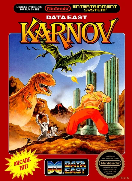 Karnov Box Art